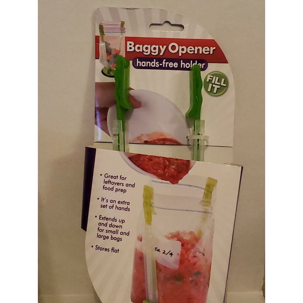 Jokari Baggy Rack Storage Bag Opener Holder‎